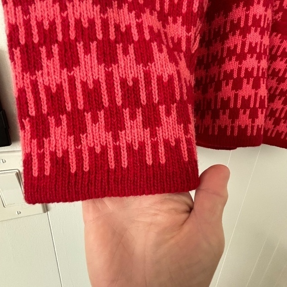 Kooi 80% Lambswool pull over 1/4 medium weight pullover size US L/10 EUC - Picture 10 of 16